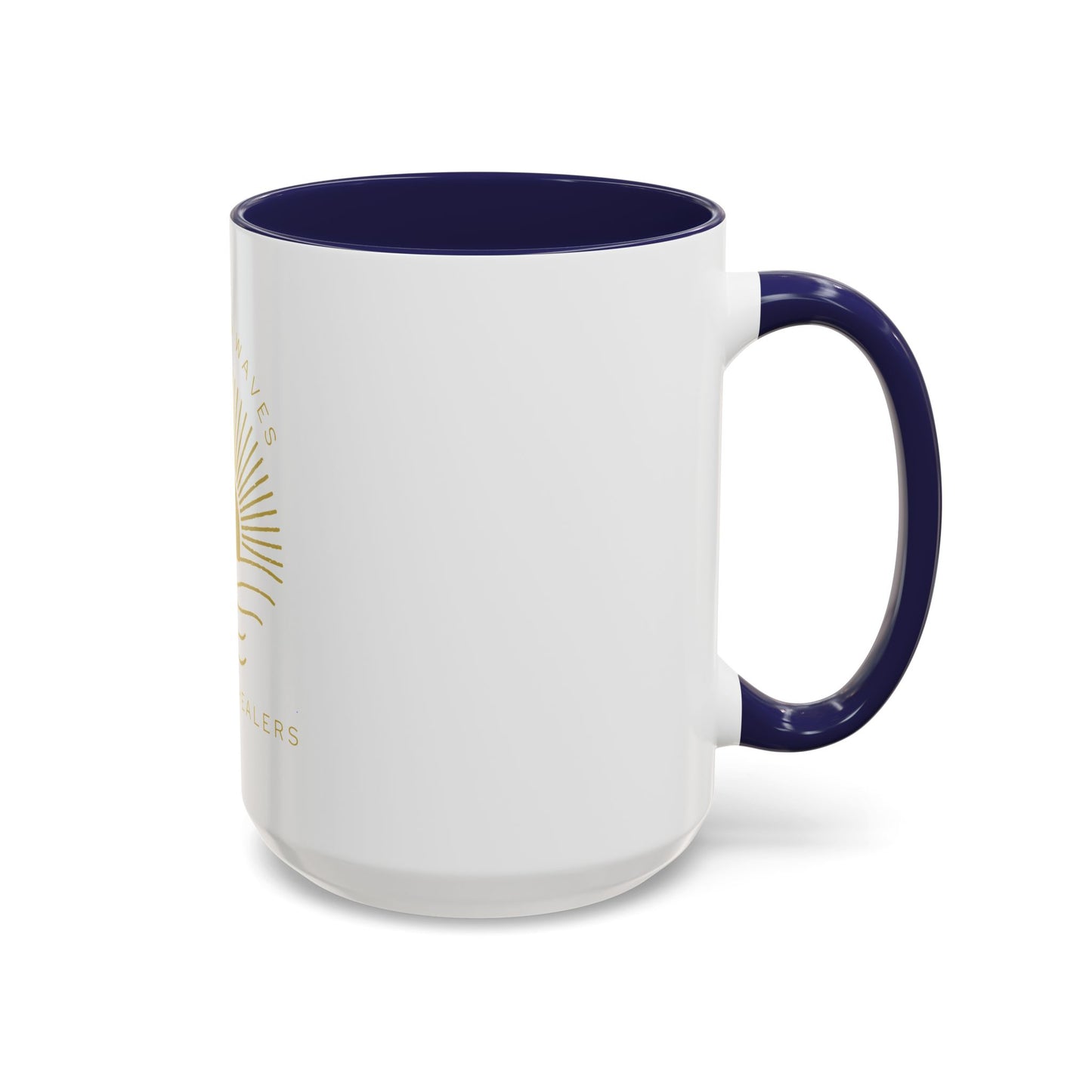 Nature's Healers Accent Coffee Mug (11oz or 15oz) - Sunshine and Waves