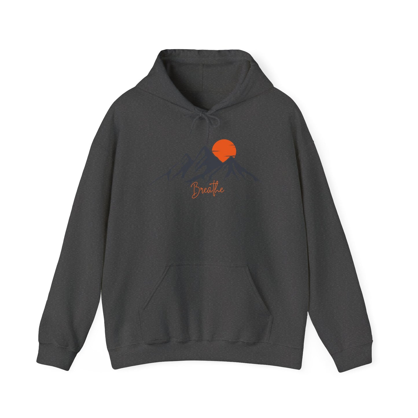 Mountain Sunset Breathe Unisex Heavy Blend™ Hooded Sweatshirt