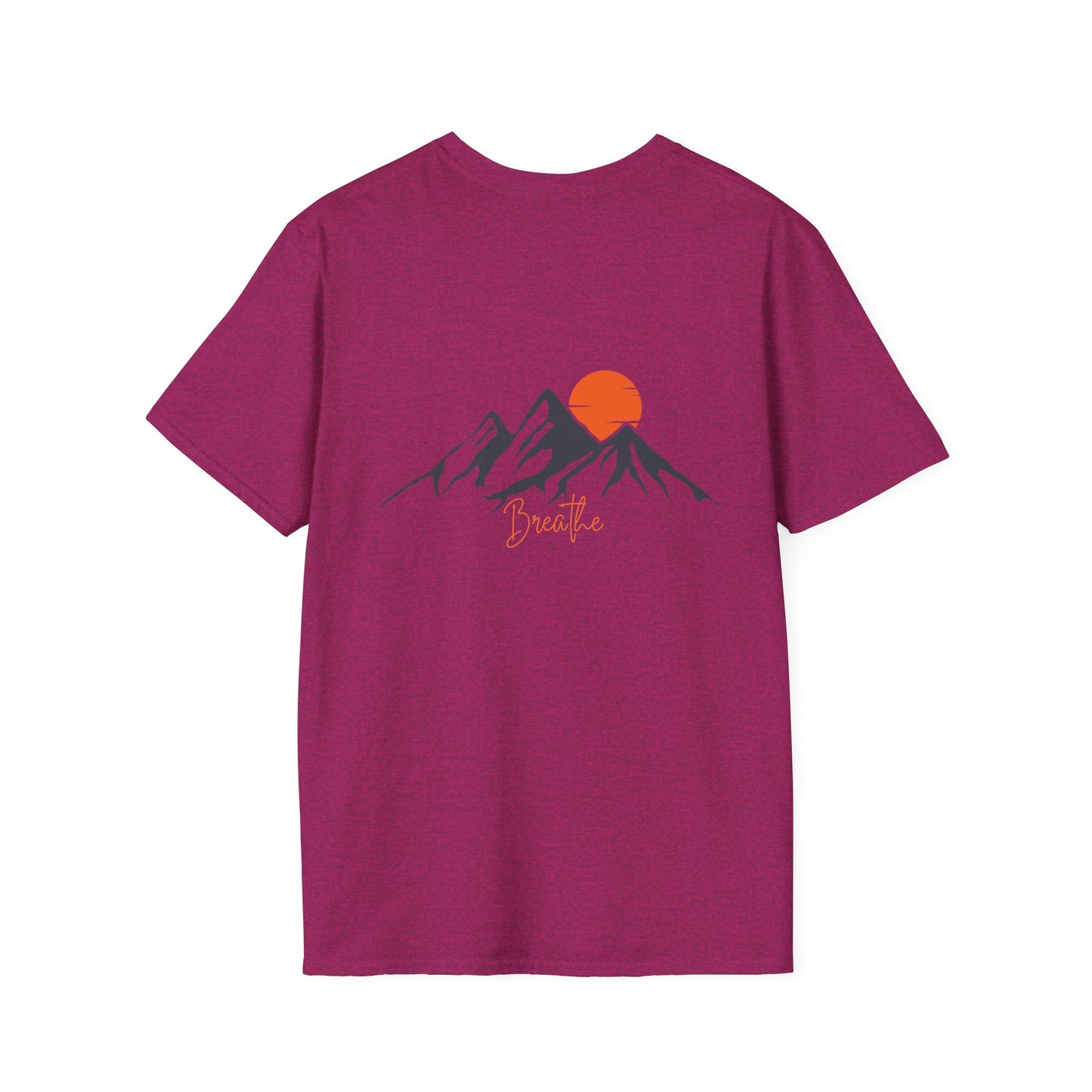 Mountain Breathe Unisex T-Shirt  (Back Print)