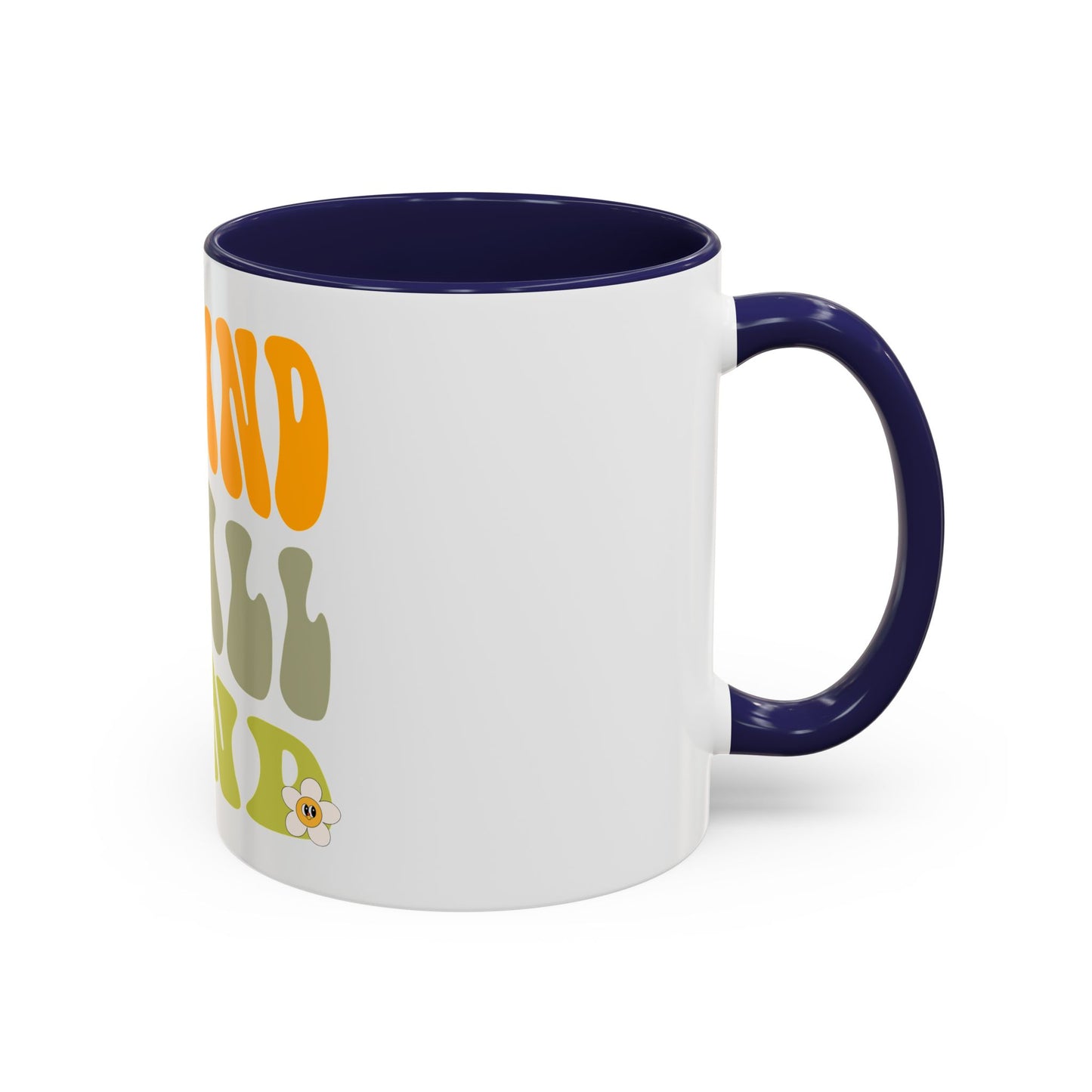 Be Kind To All Kind Coffee Mug — Retro Positive Message Accent Mug
