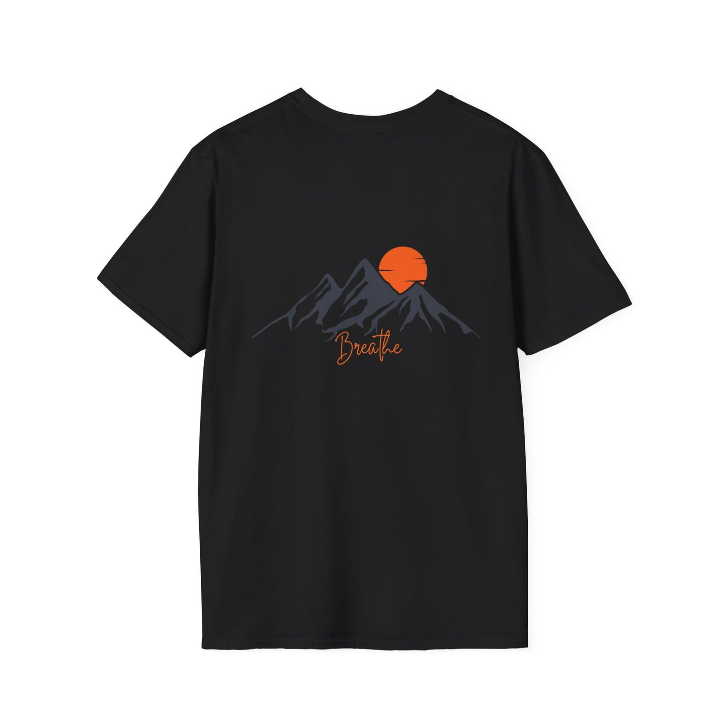 Mountain Breathe Unisex T-Shirt  (Back Print)