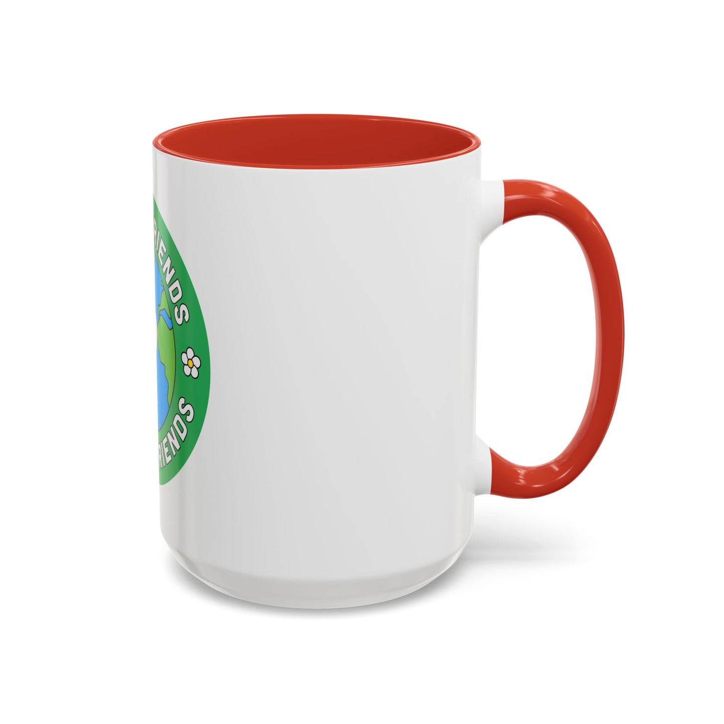 Let's Be Friends Heart Accent Coffee Mug — 11/15oz
