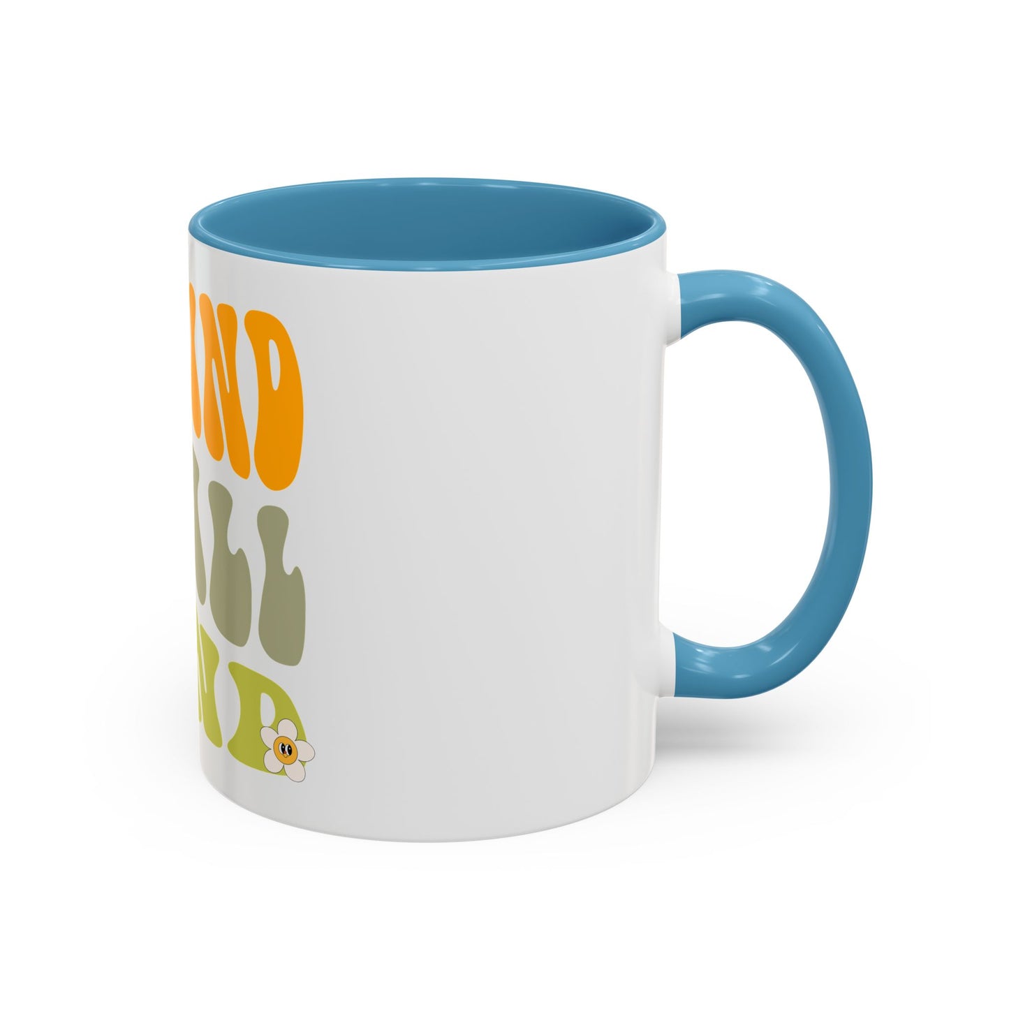 Be Kind To All Kind Coffee Mug — Retro Positive Message Accent Mug