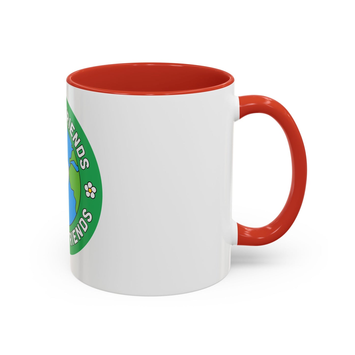 Let's Be Friends Heart Accent Coffee Mug — 11/15oz