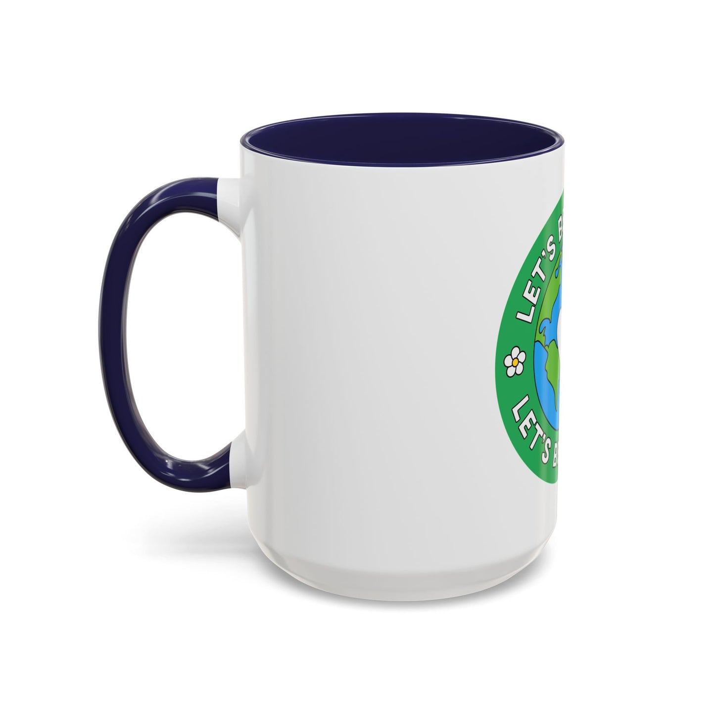 Let's Be Friends Heart Accent Coffee Mug — 11/15oz