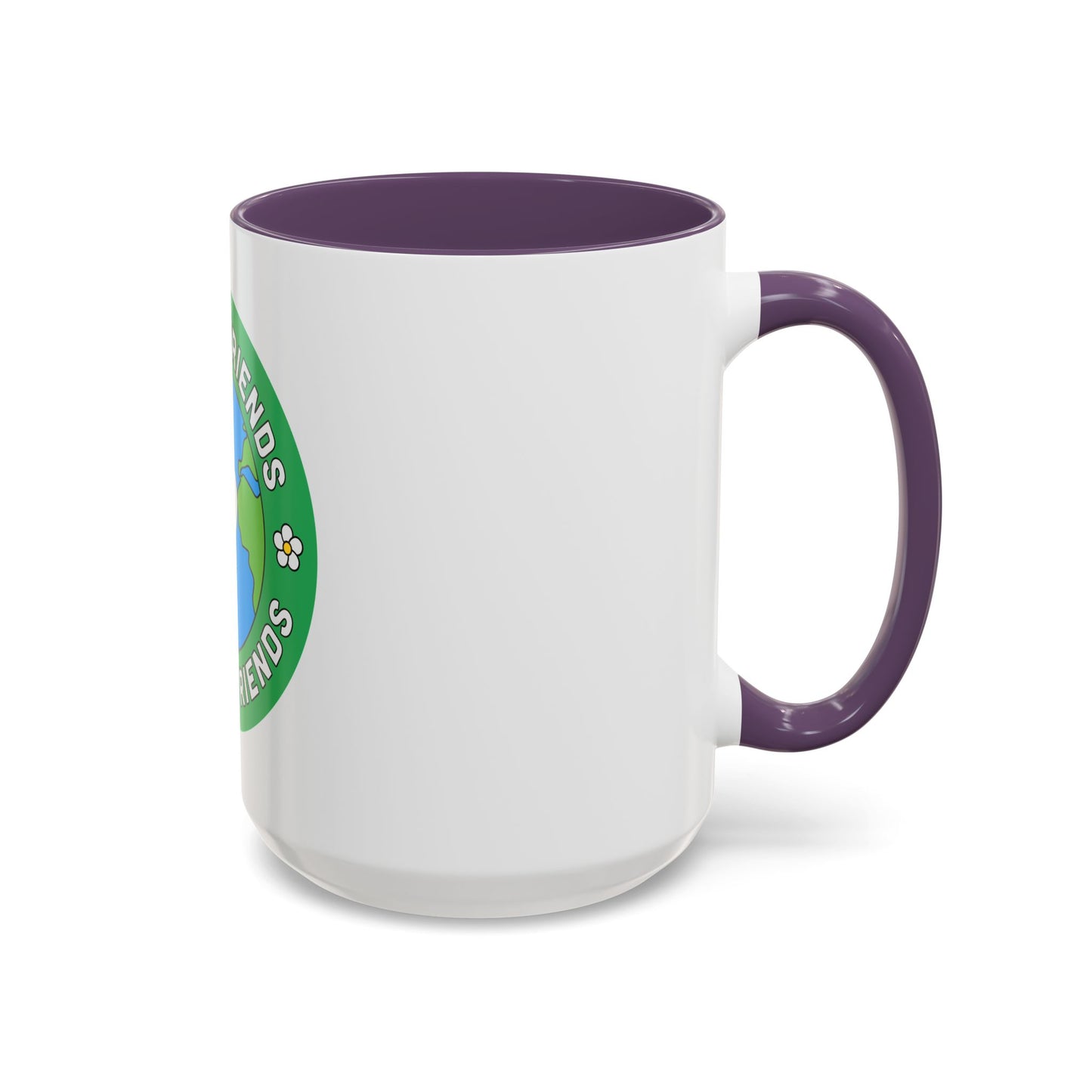 Let's Be Friends Heart Accent Coffee Mug — 11/15oz