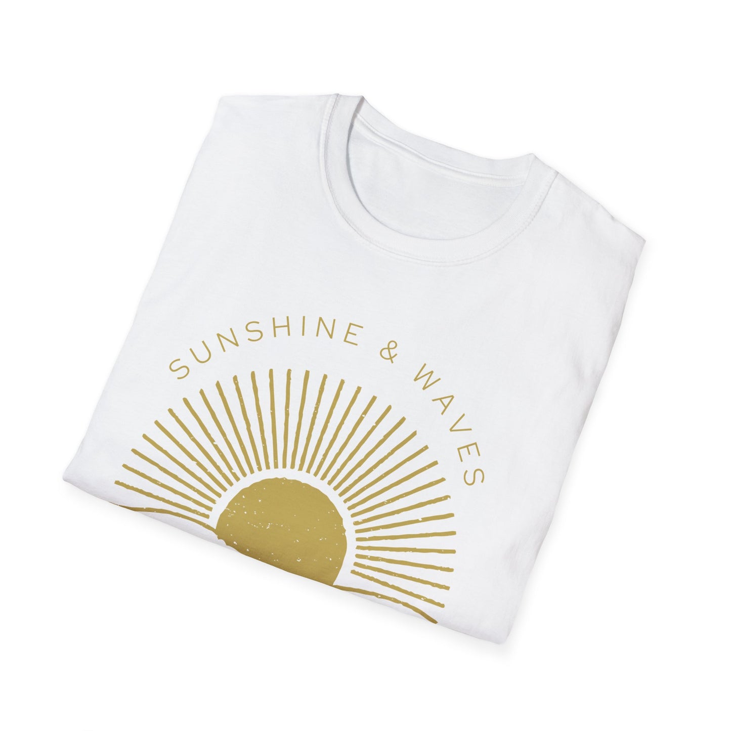 Nature's Healers Unisex T-Shirt - Sunshine and Waves Design