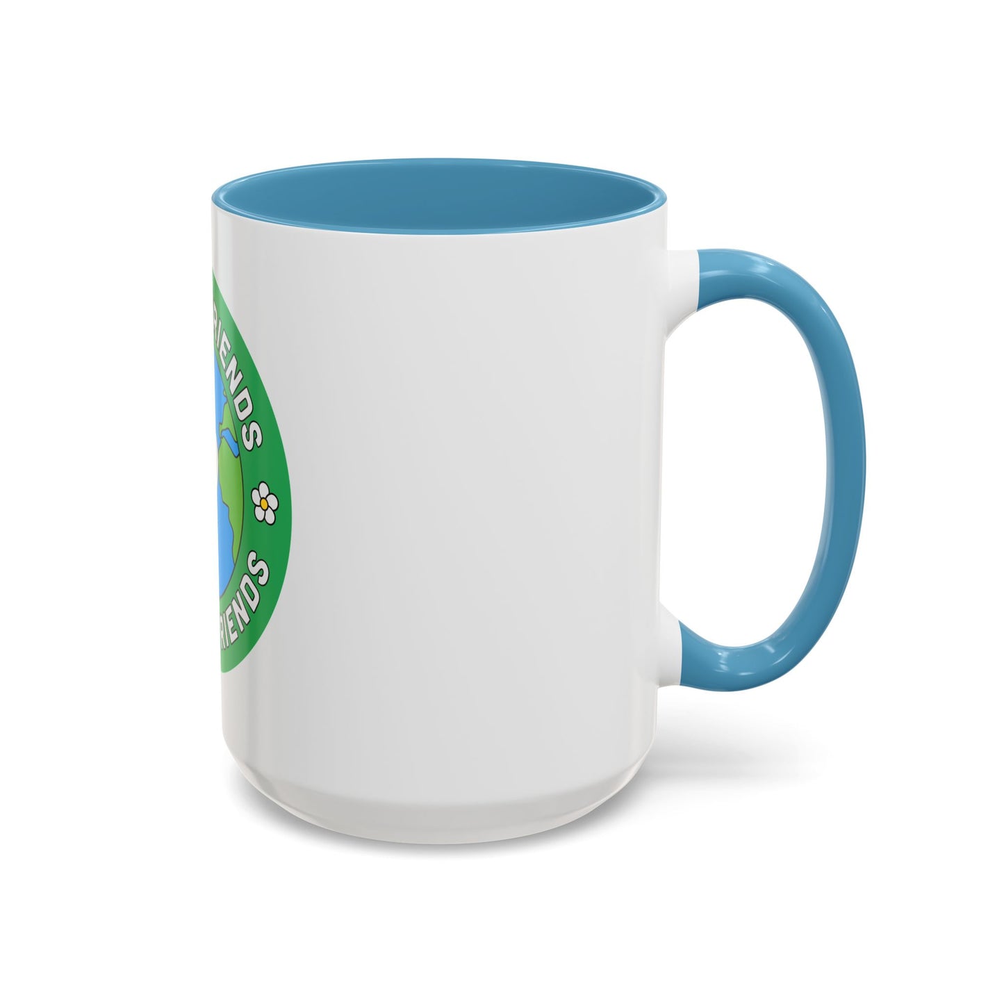 Let's Be Friends Heart Accent Coffee Mug — 11/15oz