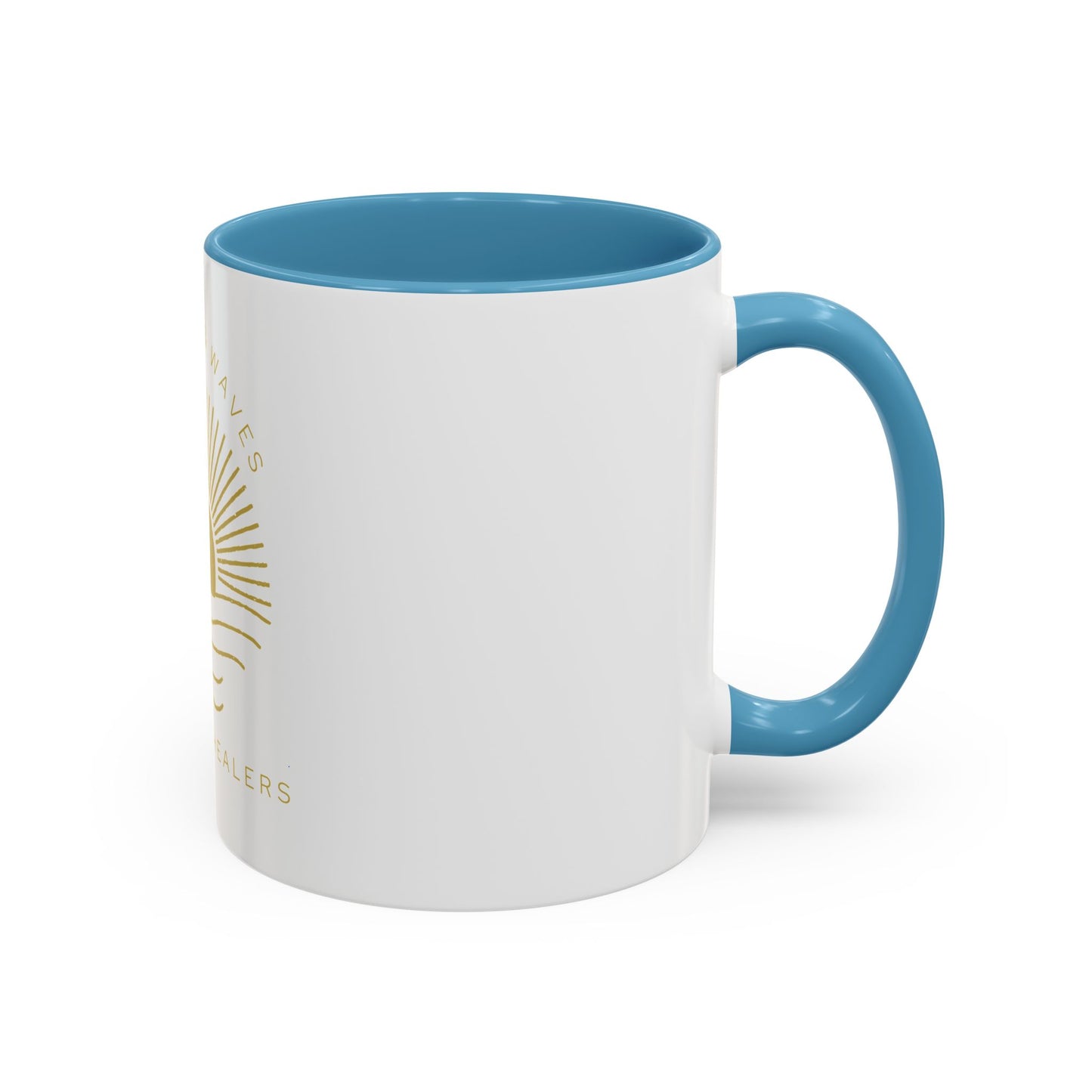 Nature's Healers Accent Coffee Mug (11oz or 15oz) - Sunshine and Waves