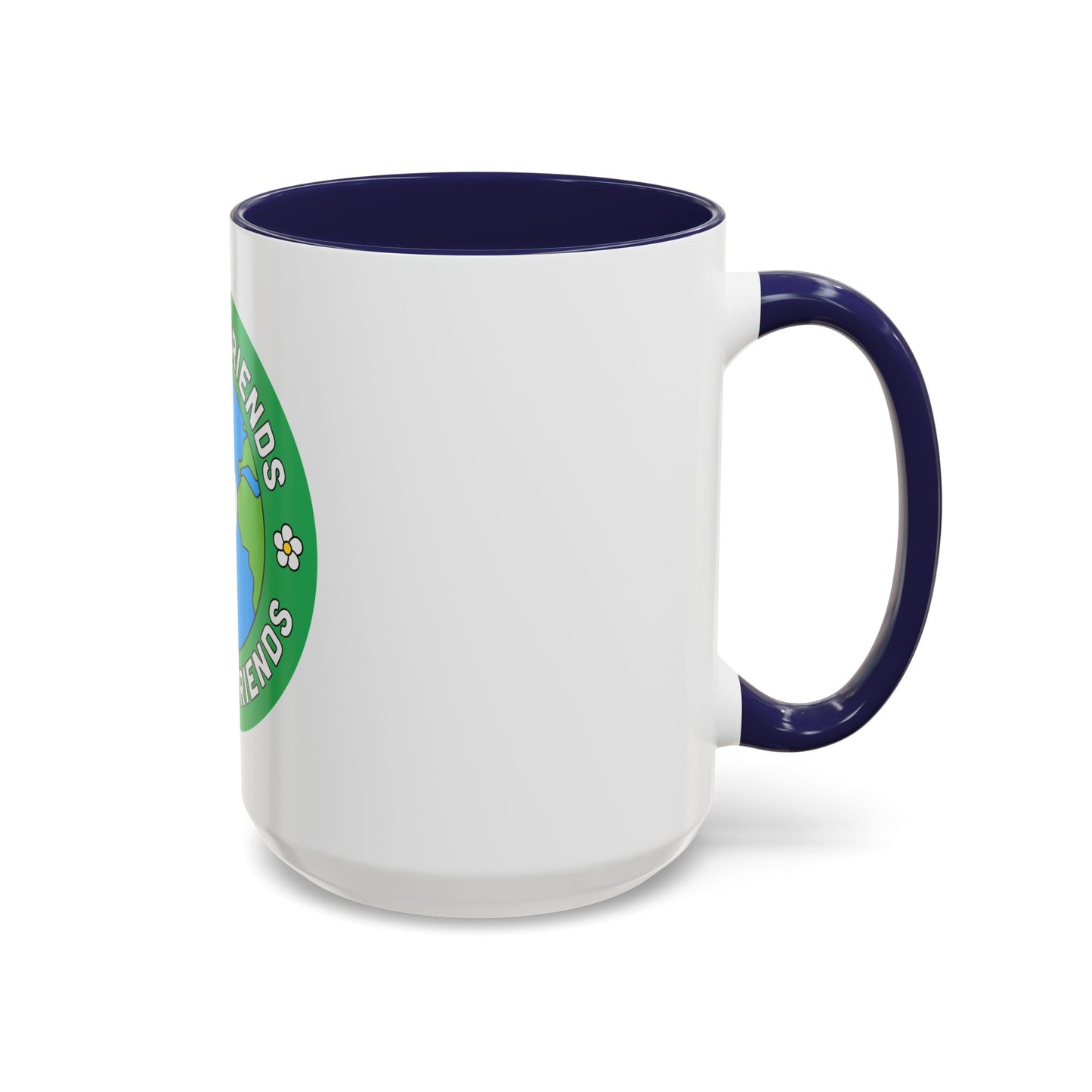 Let's Be Friends Heart Accent Coffee Mug — 11/15oz