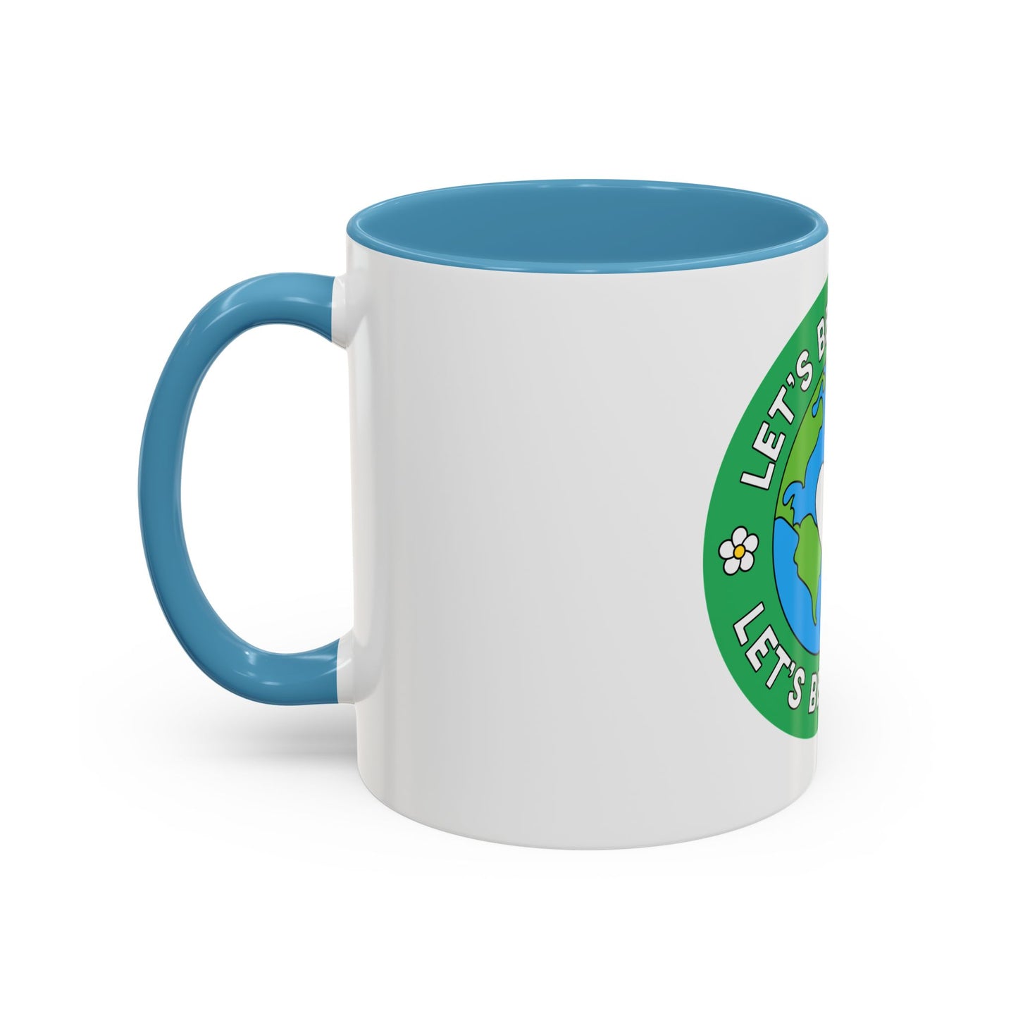 Let's Be Friends Heart Accent Coffee Mug — 11/15oz