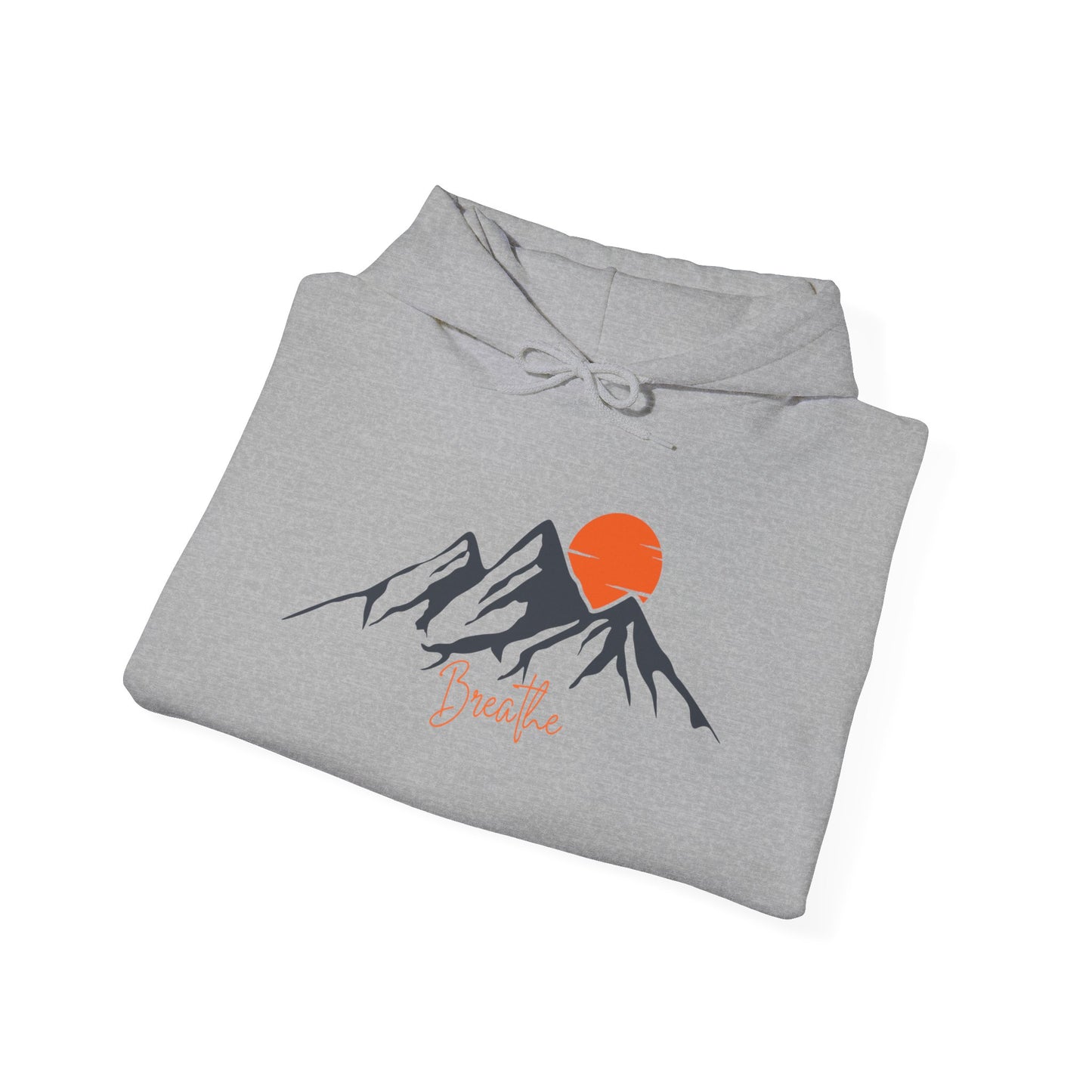 Mountain Sunset Breathe Unisex Heavy Blend™ Hooded Sweatshirt