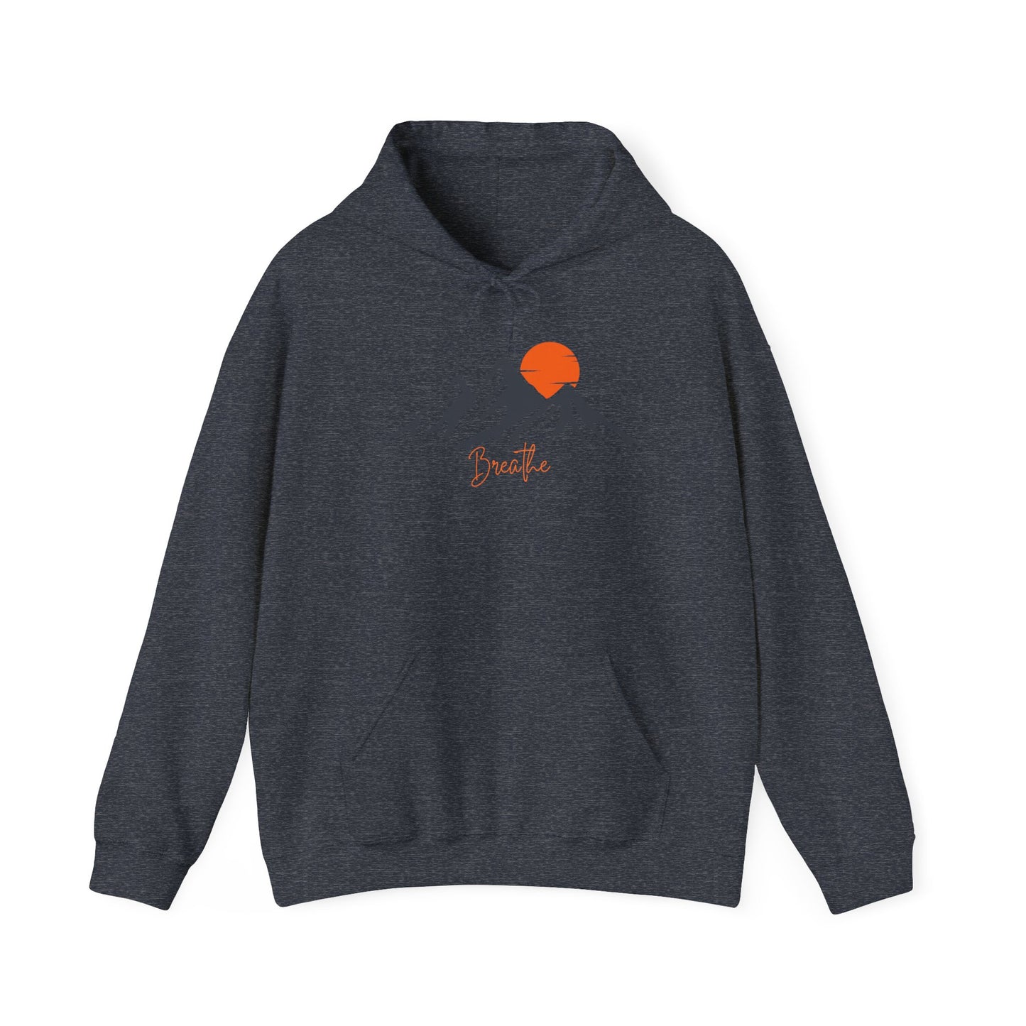 Mountain Sunset Breathe Unisex Heavy Blend™ Hooded Sweatshirt