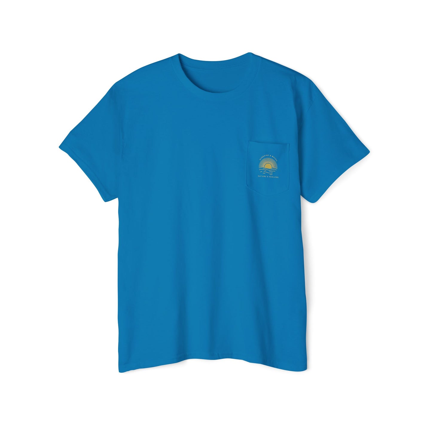 Nature’s Healers Unisex Pocket Tee - Sunshine and Waves
