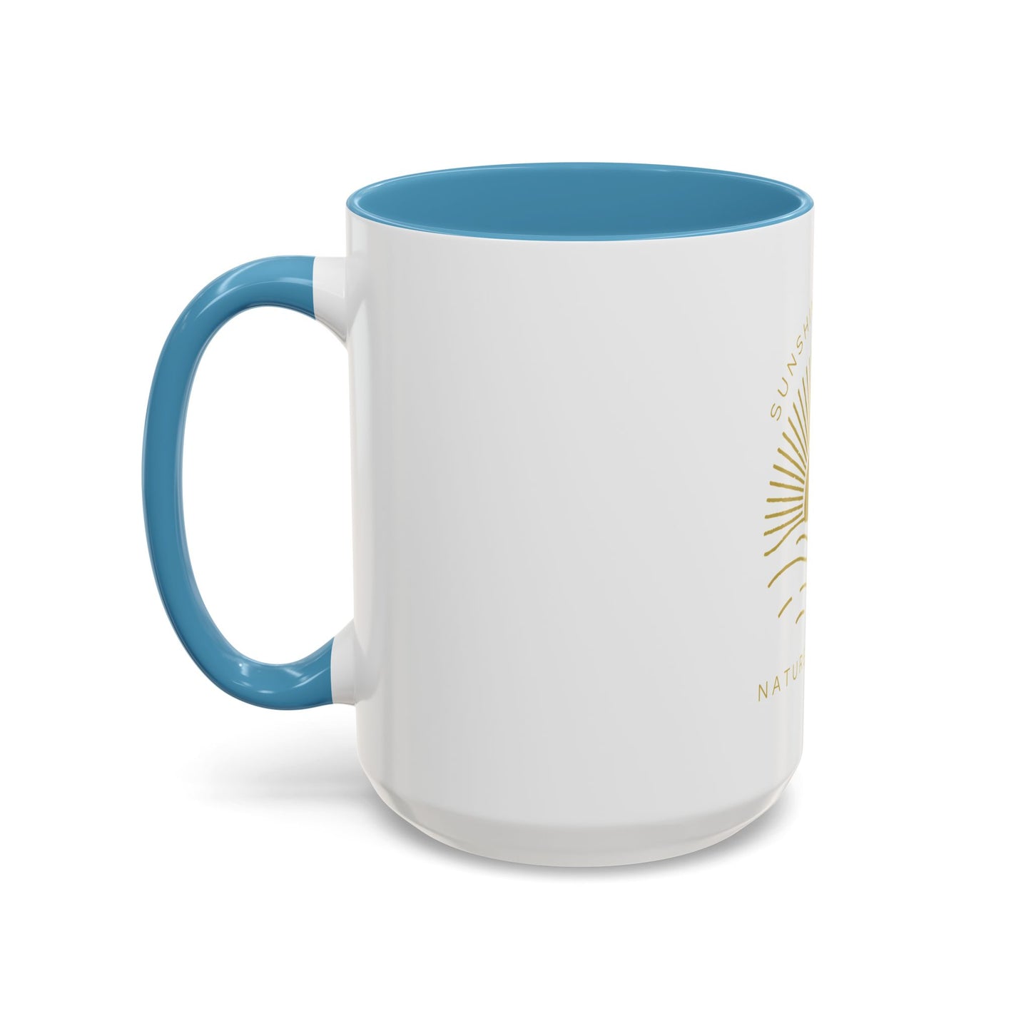 Nature's Healers Accent Coffee Mug (11oz or 15oz) - Sunshine and Waves