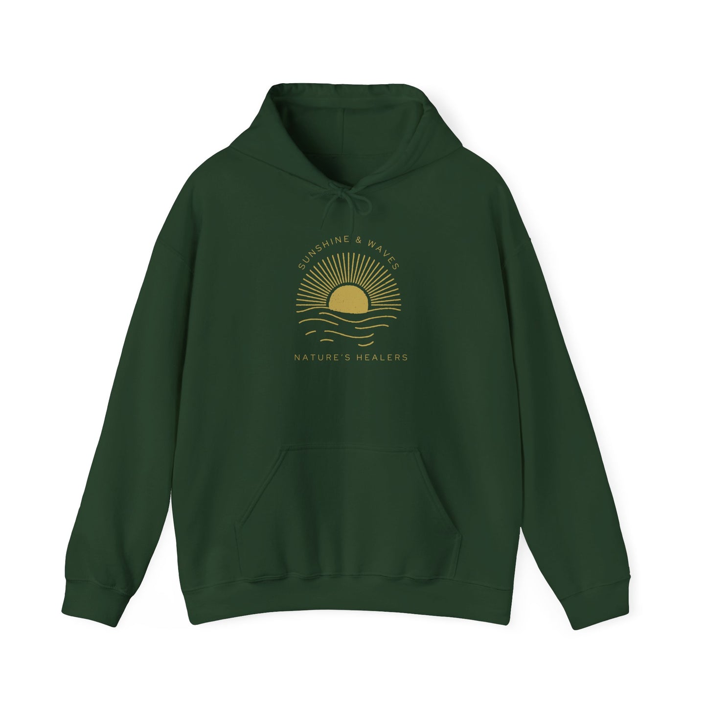 Nature's Healers Unisex Heavy Blend™ Hooded Sweatshirt - Sunshine and Waves