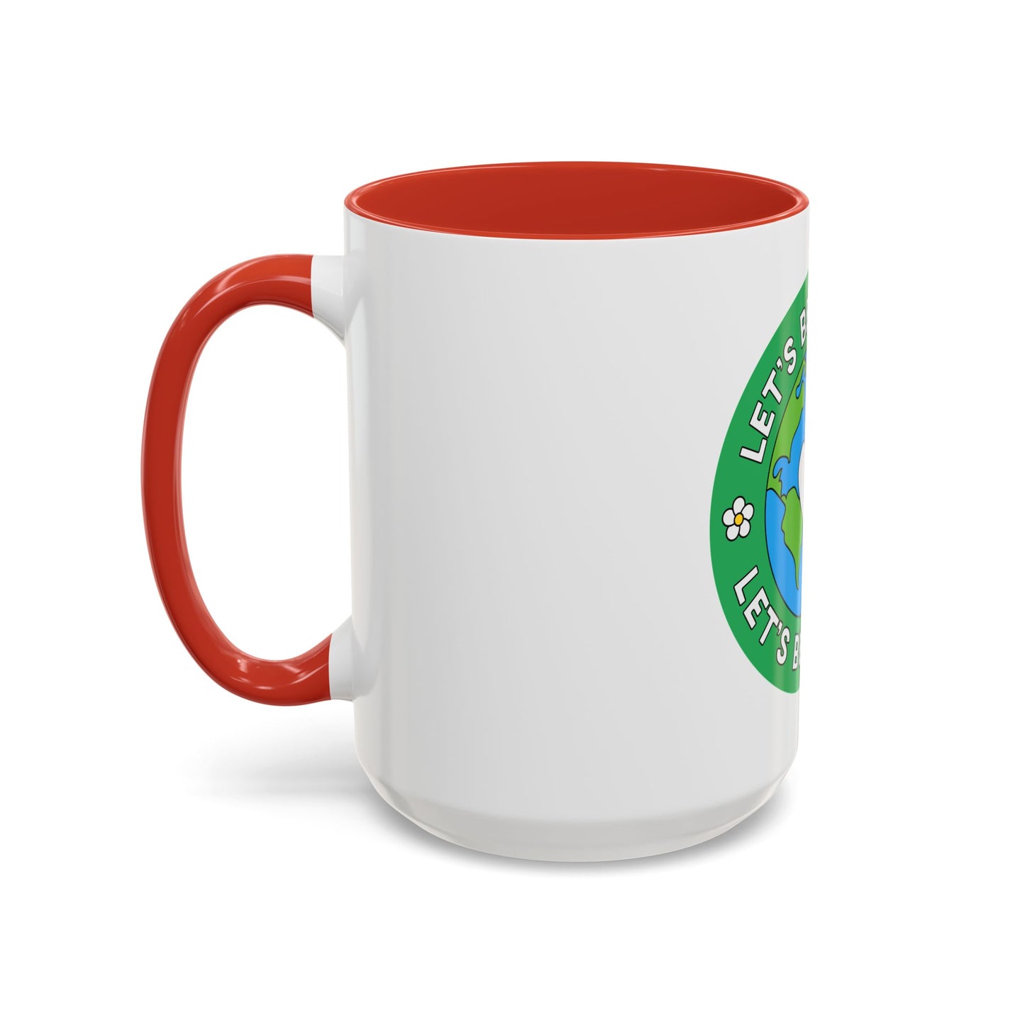 Let's Be Friends Heart Accent Coffee Mug — 11/15oz