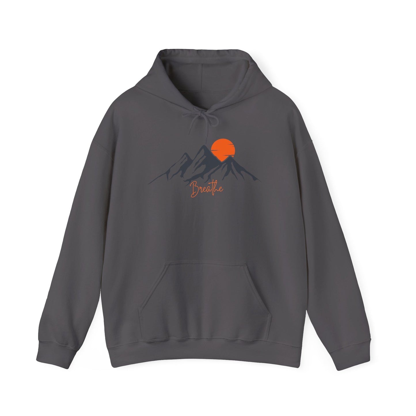 Mountain Sunset Breathe Unisex Heavy Blend™ Hooded Sweatshirt