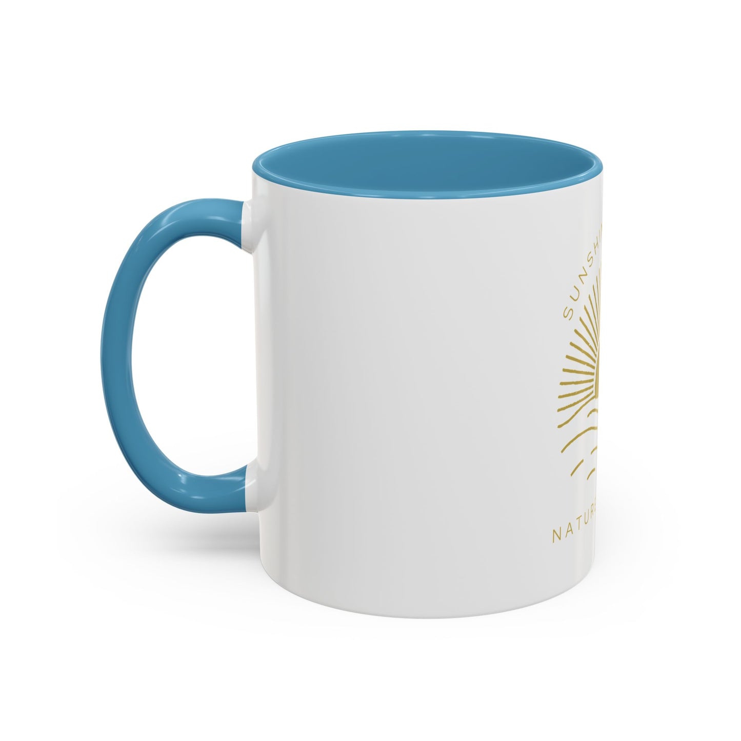 Nature's Healers Accent Coffee Mug (11oz or 15oz) - Sunshine and Waves
