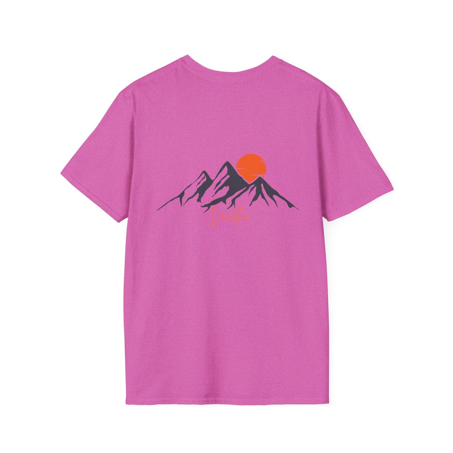 Mountain Breathe Unisex T-Shirt  (Back Print)