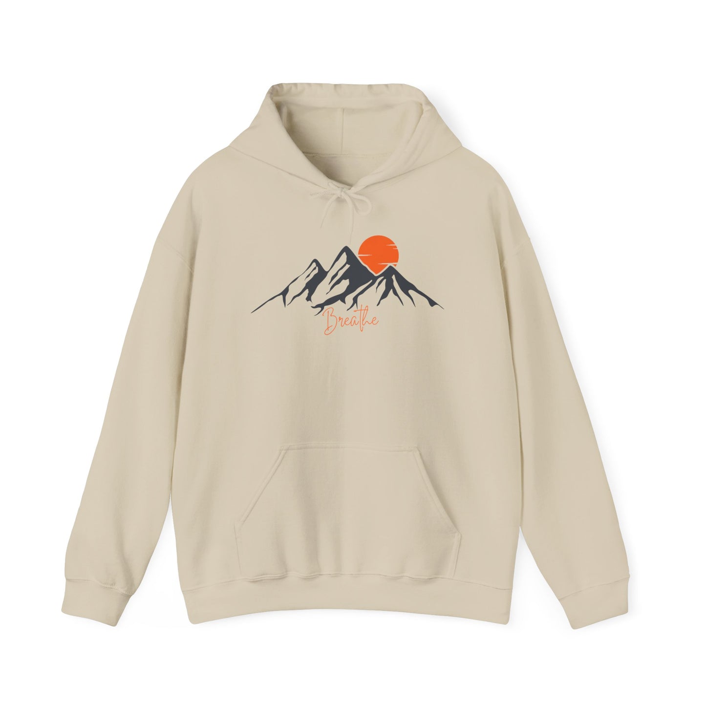 Mountain Sunset Breathe Unisex Heavy Blend™ Hooded Sweatshirt