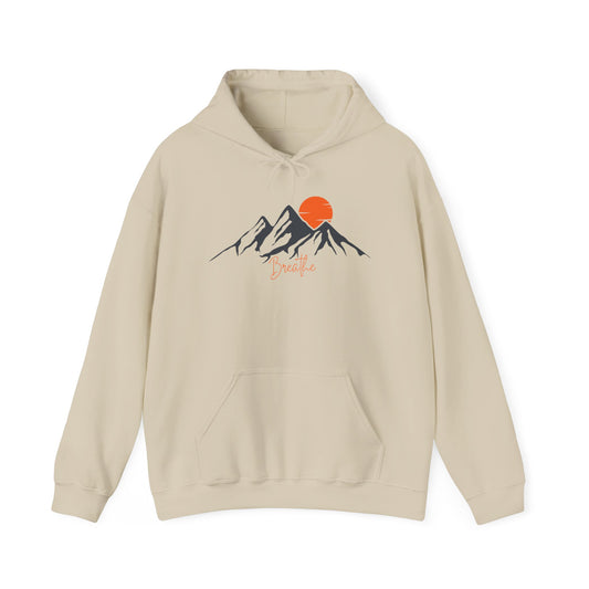 Mountain Sunset Breathe Unisex Heavy Blend™ Hooded Sweatshirt