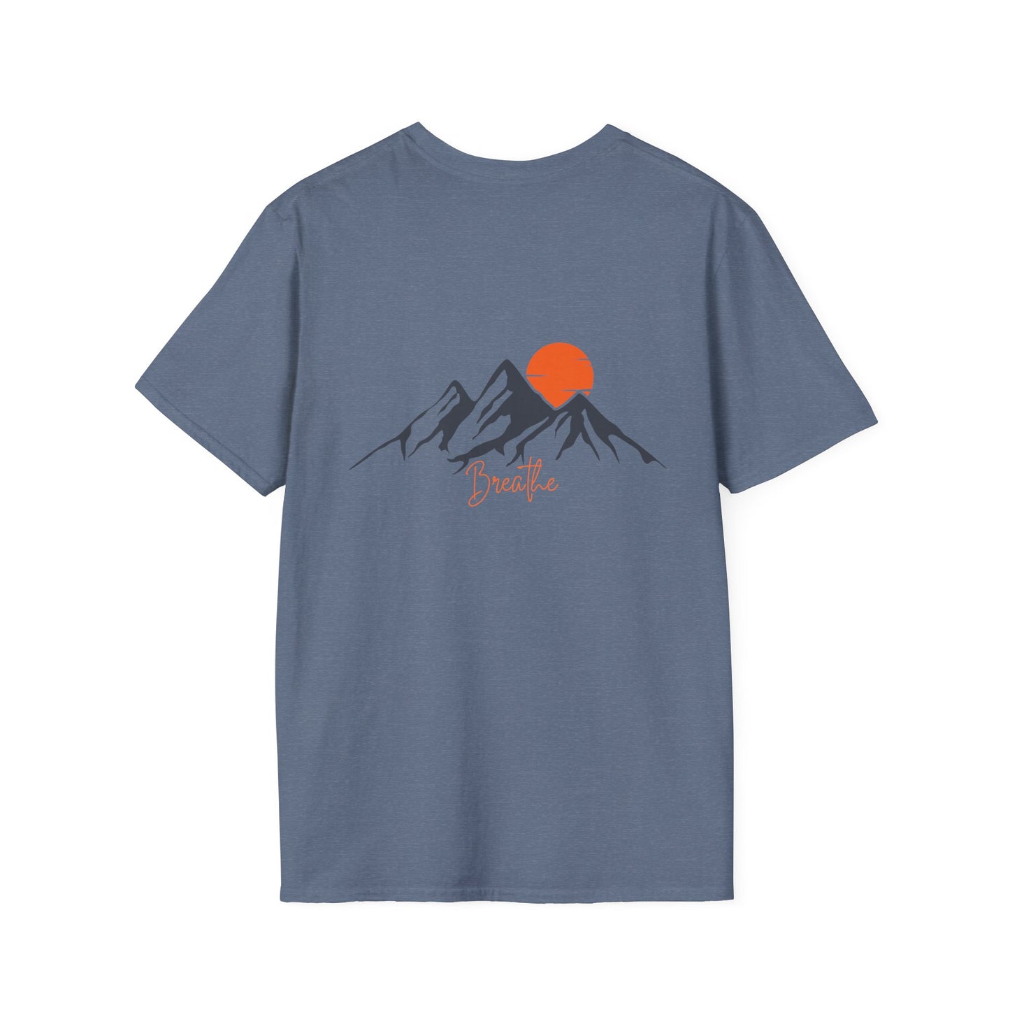 Mountain Breathe Unisex T-Shirt  (Back Print)