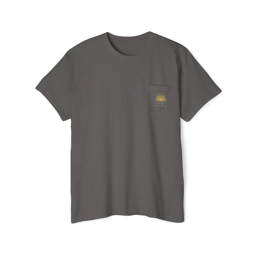 Nature’s Healers Unisex Pocket Tee - Sunshine and Waves
