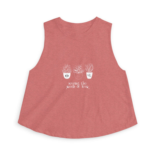 Crop Top — “So Many Plants So Little Time” Plant Lover Graphic