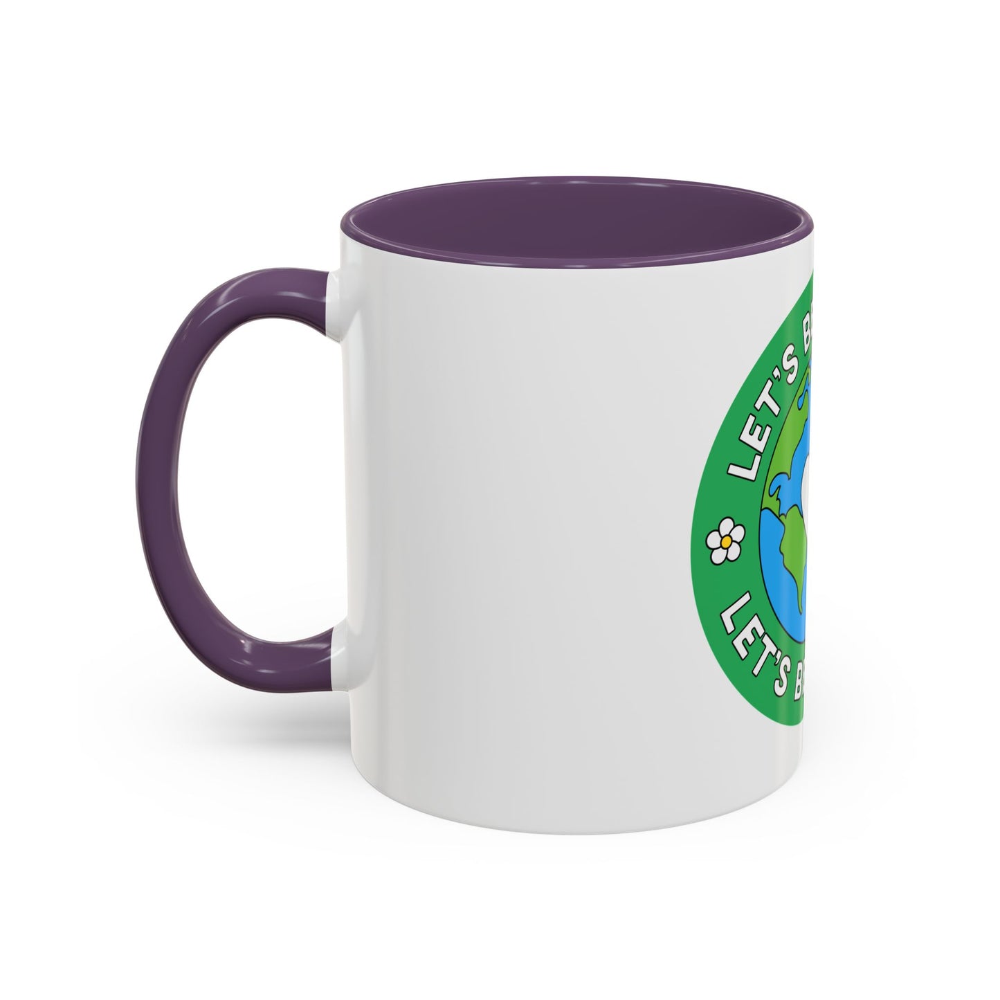 Let's Be Friends Heart Accent Coffee Mug — 11/15oz