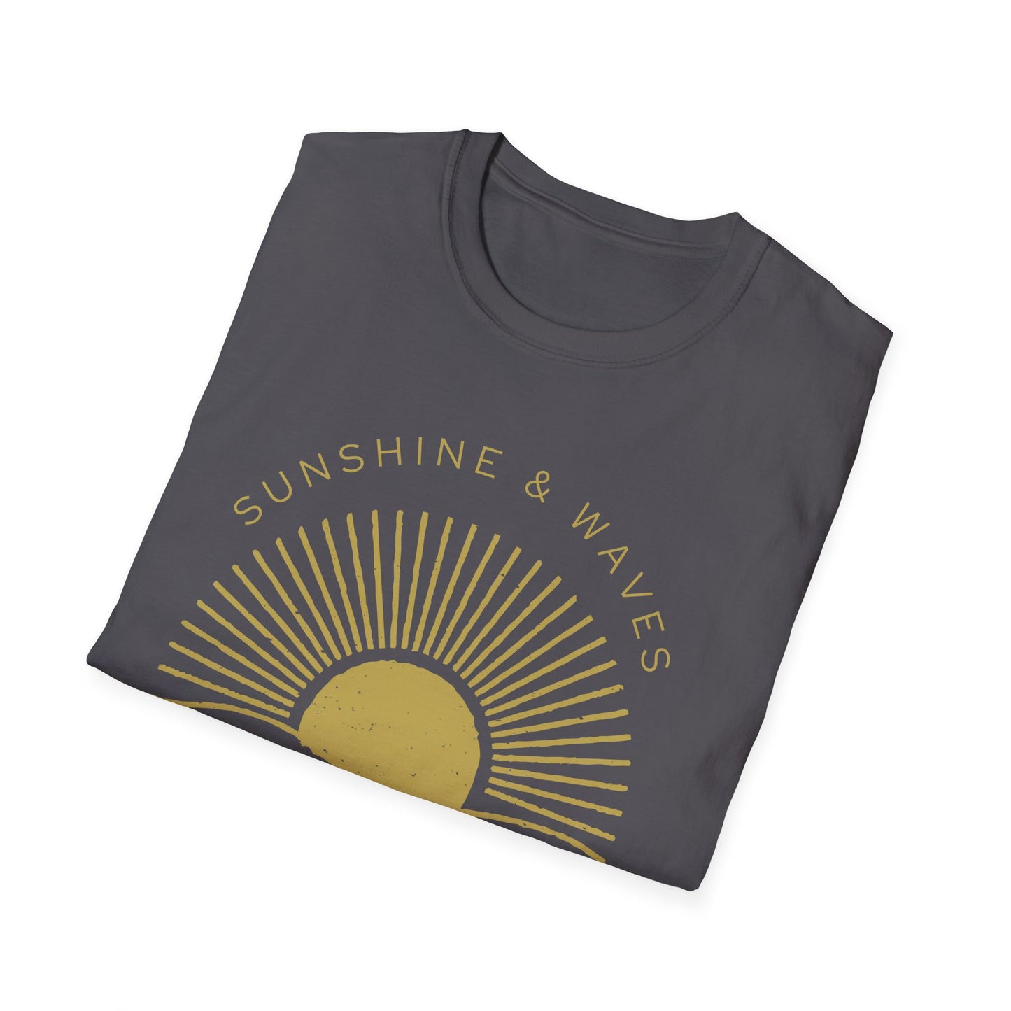Nature's Healers Unisex T-Shirt - Sunshine and Waves Design