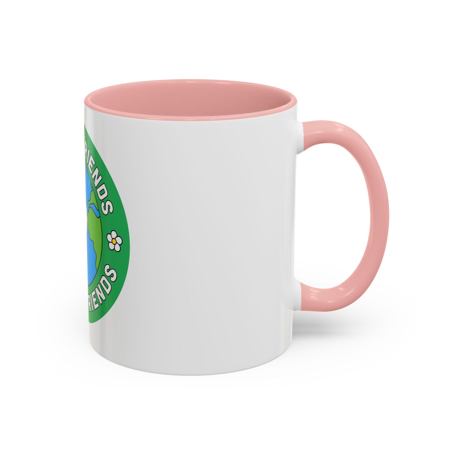 Let's Be Friends Heart Accent Coffee Mug — 11/15oz