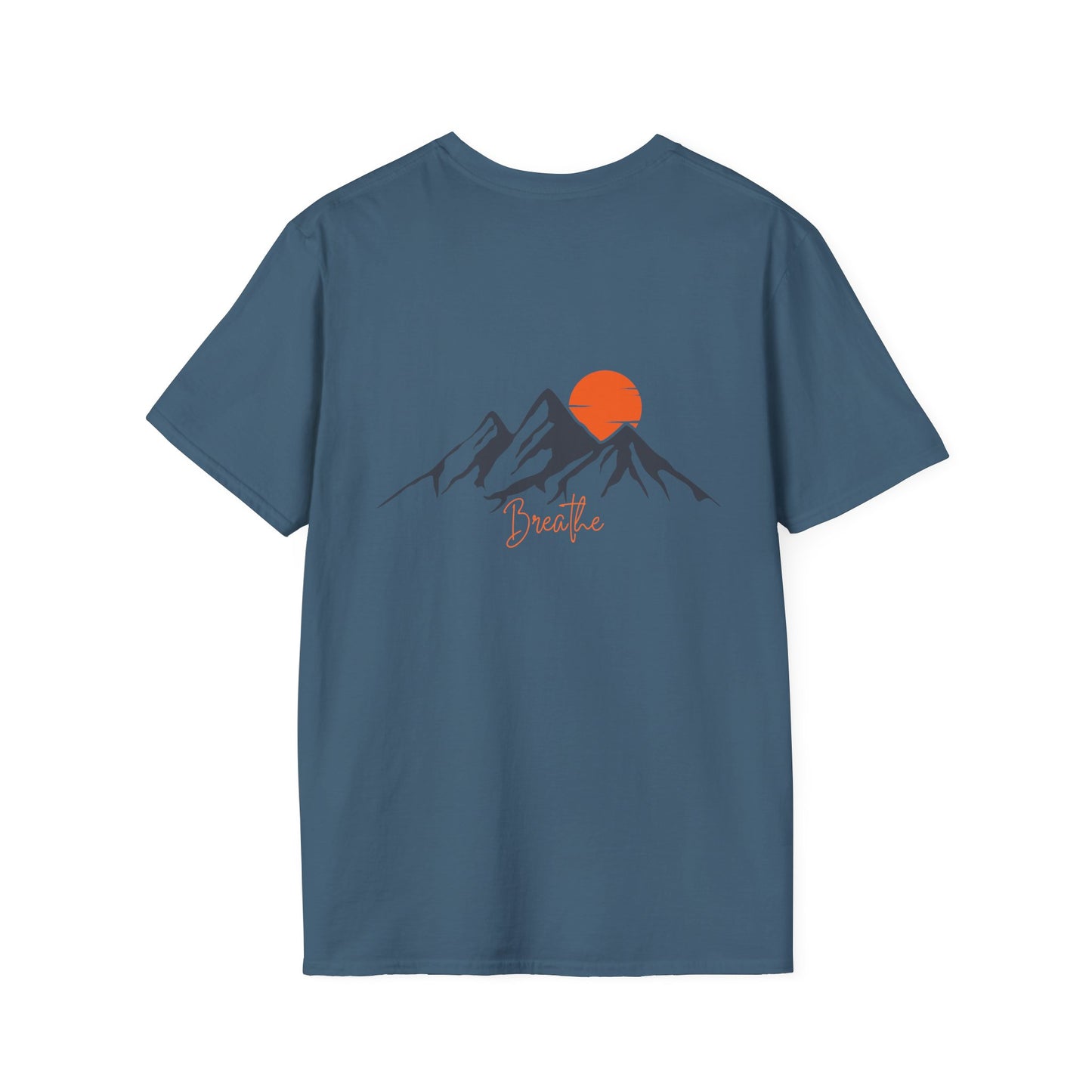 Mountain Breathe Unisex T-Shirt  (Back Print)