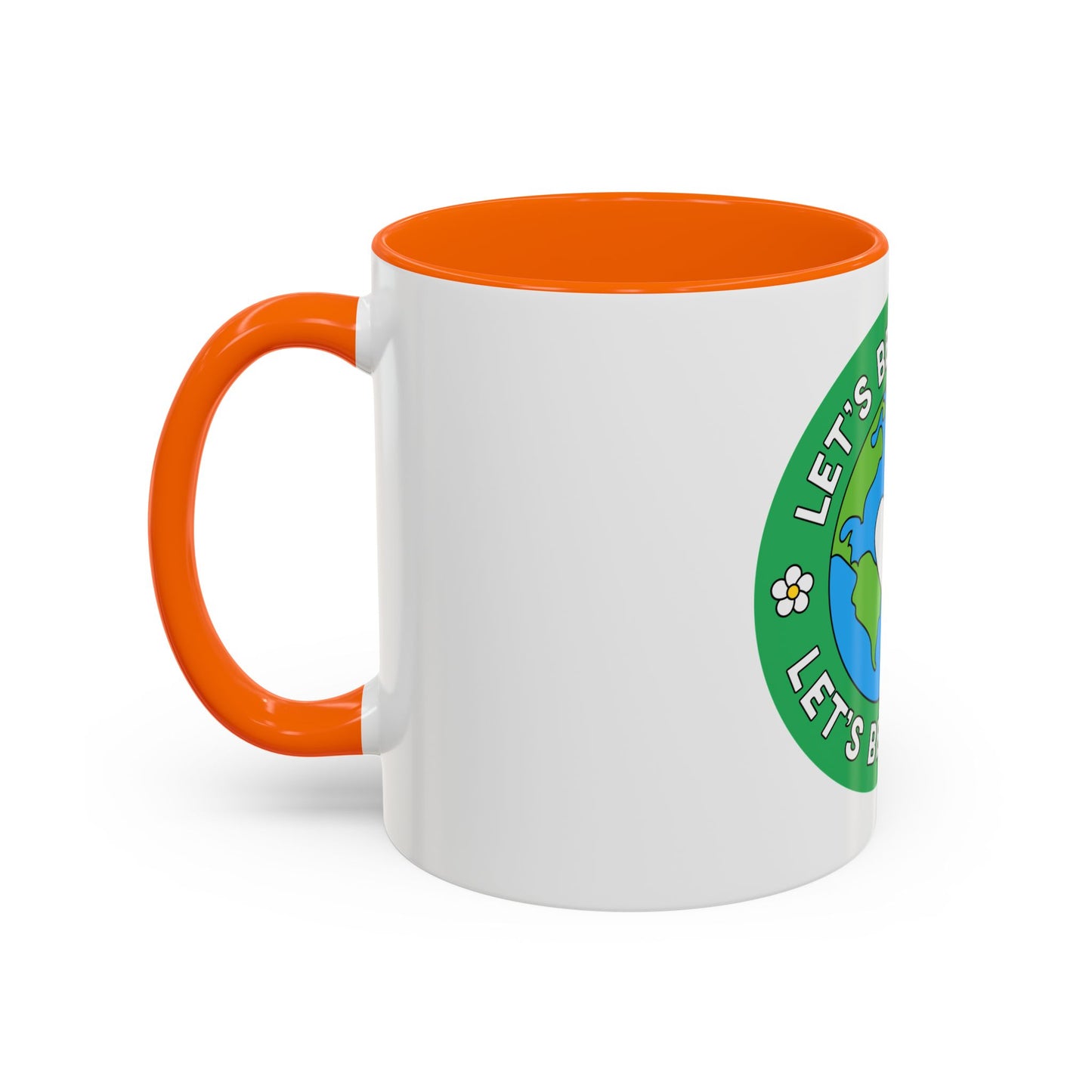 Let's Be Friends Heart Accent Coffee Mug — 11/15oz
