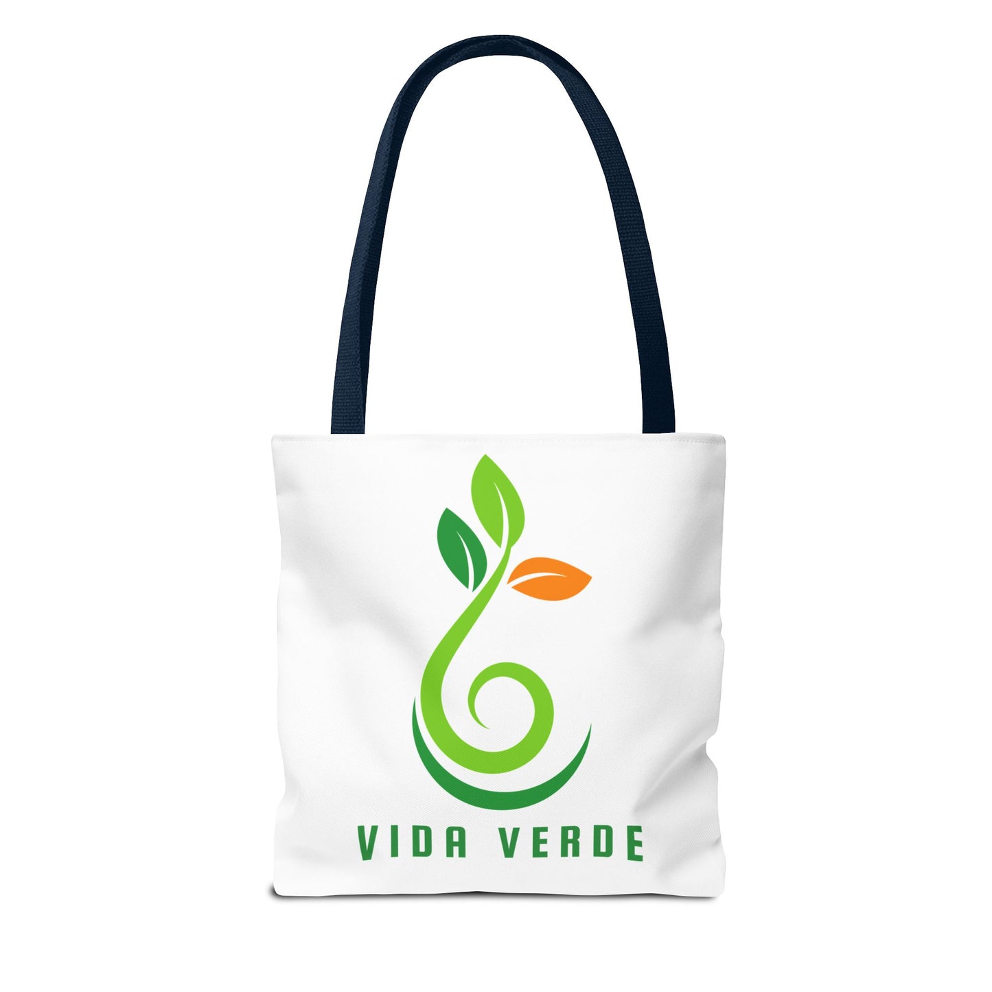 Green Life / Vida Verde Eco Tote Bag – Reusable Organic Plant Logo Shopping Tote