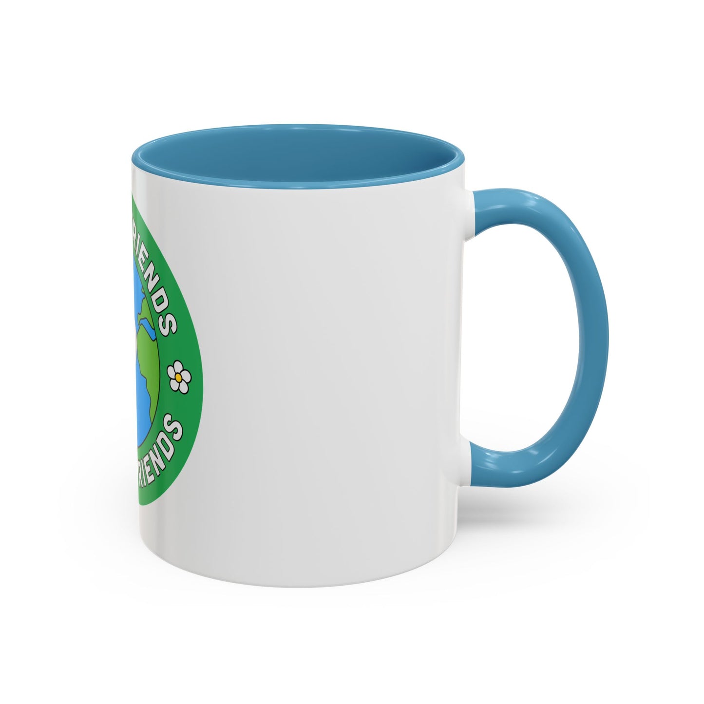 Let's Be Friends Heart Accent Coffee Mug — 11/15oz