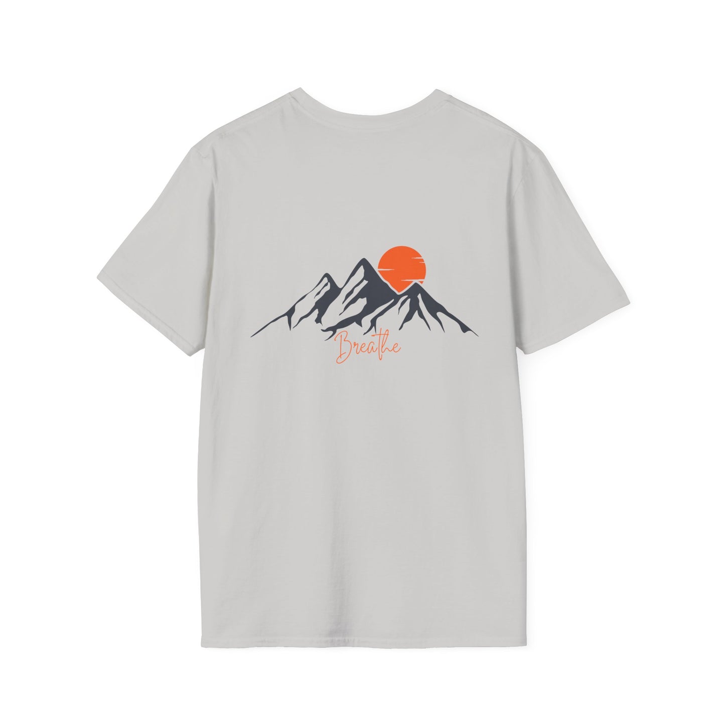 Mountain Breathe Unisex T-Shirt  (Back Print)