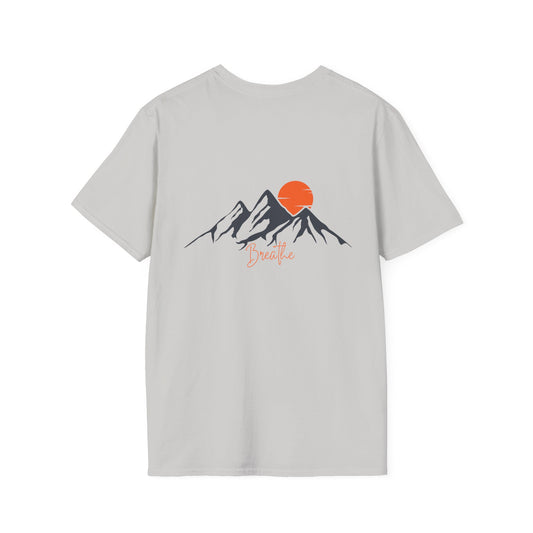 Mountain Breathe Unisex T-Shirt  (Back Print)