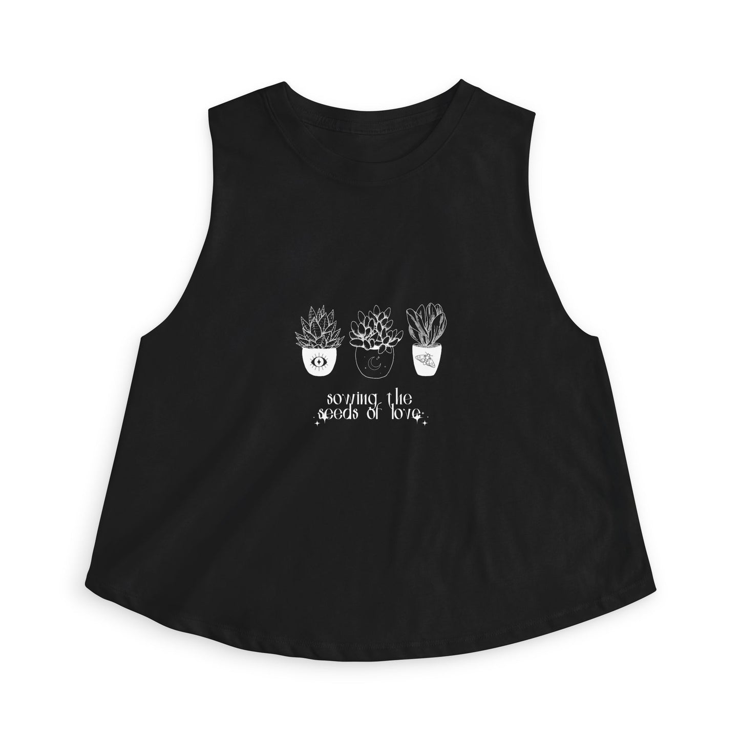 Crop Top — “So Many Plants So Little Time” Plant Lover Graphic