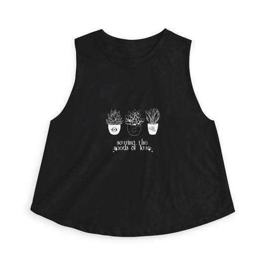 Crop Top — “So Many Plants So Little Time” Plant Lover Graphic