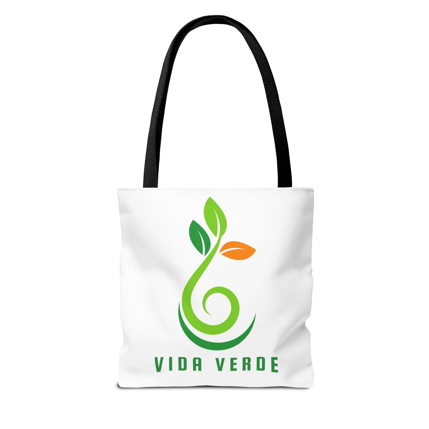 Green Life / Vida Verde Eco Tote Bag – Reusable Organic Plant Logo Shopping Tote