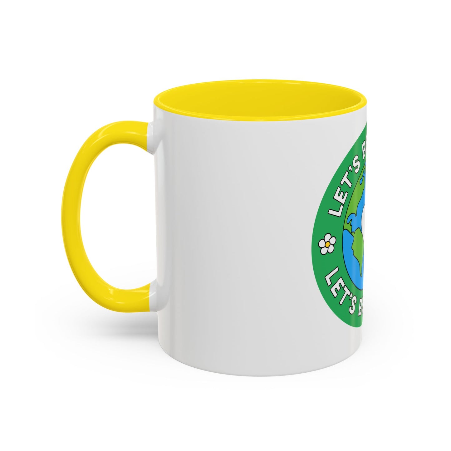 Let's Be Friends Heart Accent Coffee Mug — 11/15oz