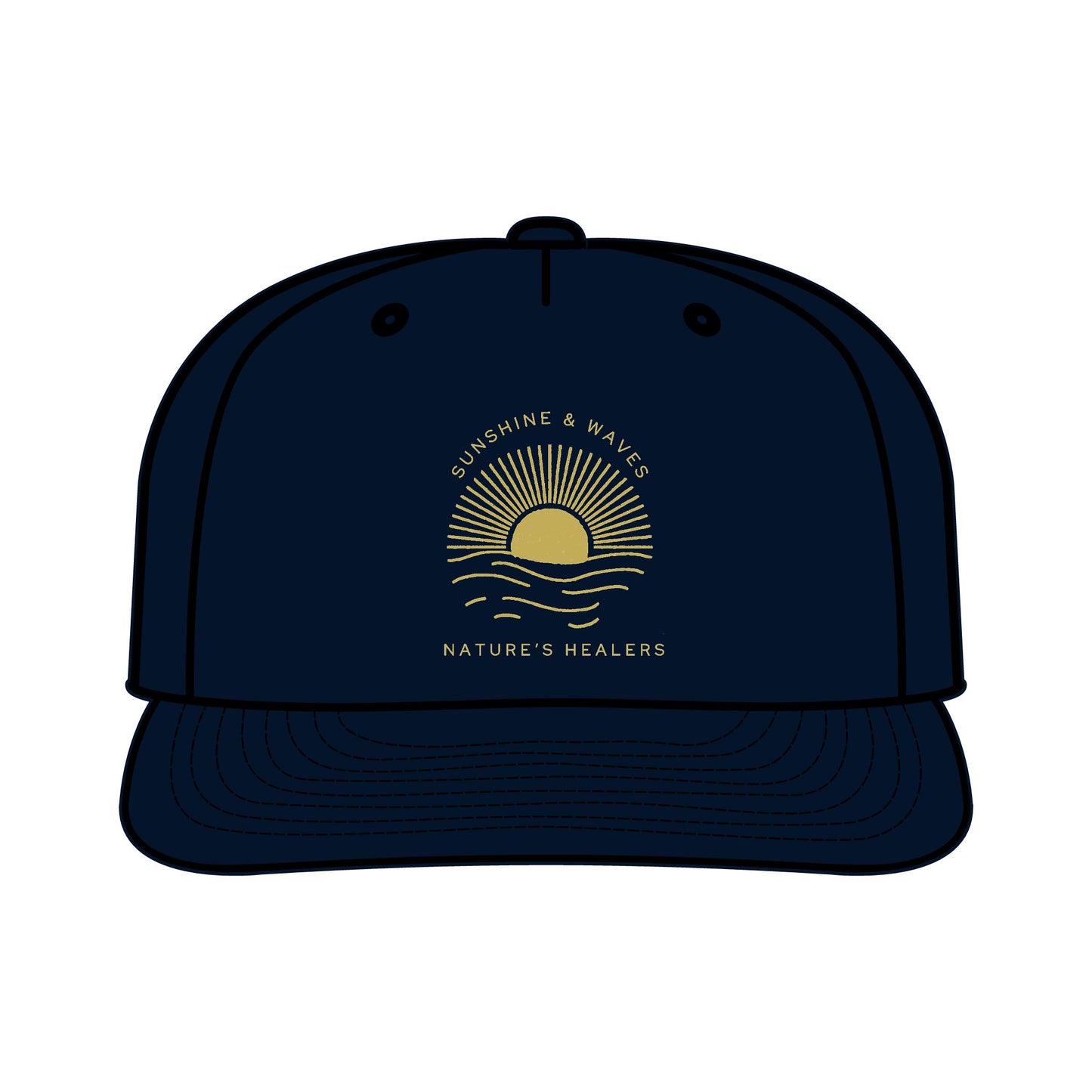 Nature's Healers Surf Cap - Sunshine and Waves