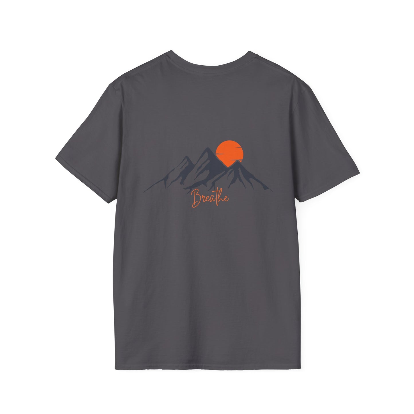 Mountain Breathe Unisex T-Shirt  (Back Print)