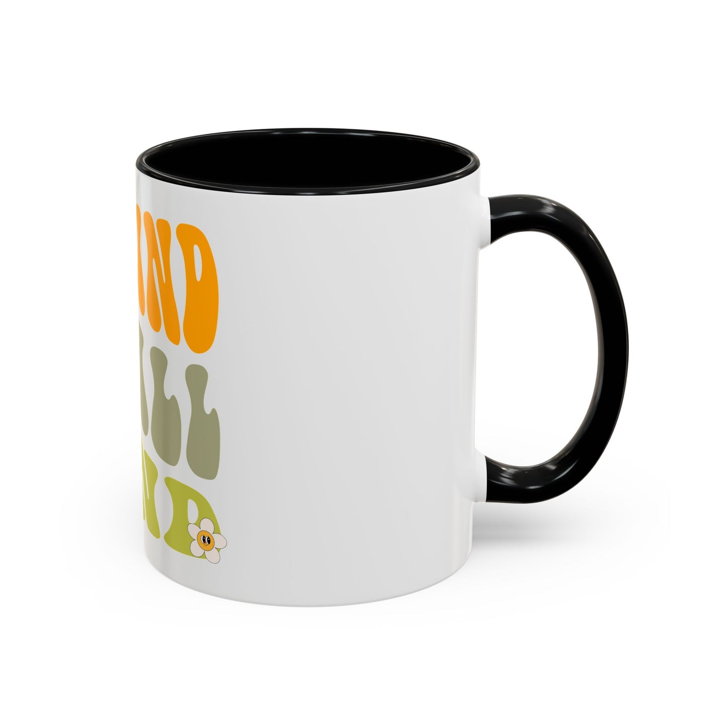 Be Kind To All Kind Coffee Mug — Retro Positive Message Accent Mug