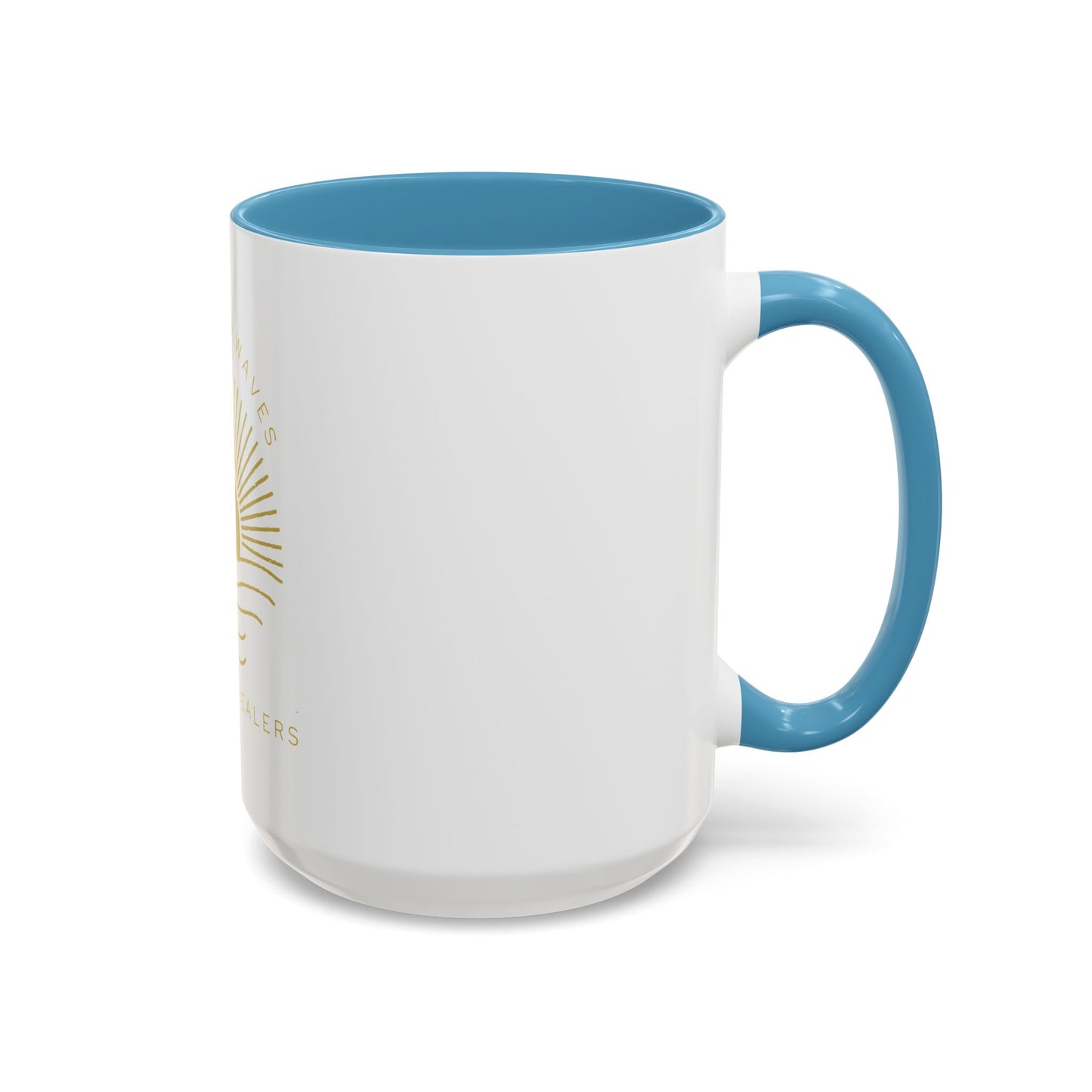 Nature's Healers Accent Coffee Mug (11oz or 15oz) - Sunshine and Waves