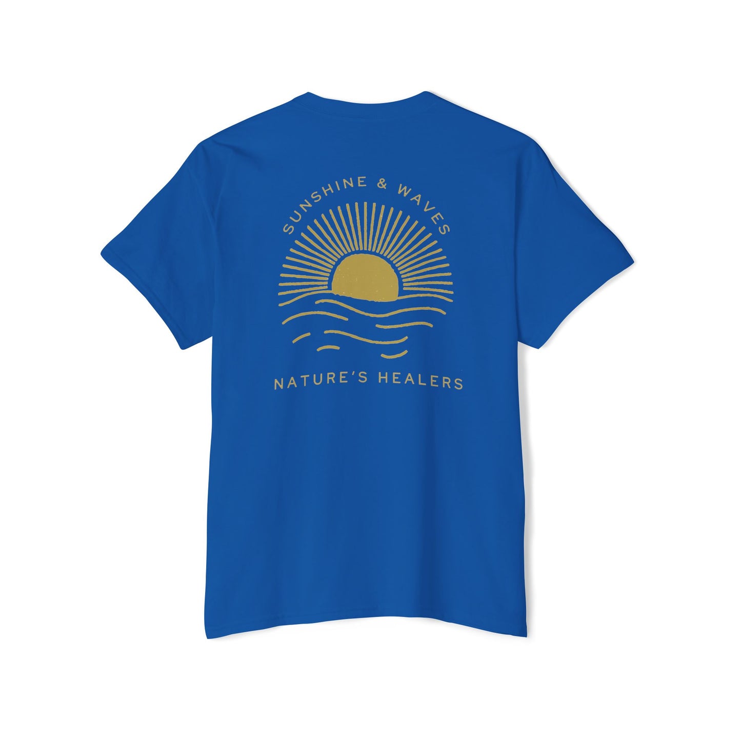 Nature’s Healers Unisex Pocket Tee - Sunshine and Waves