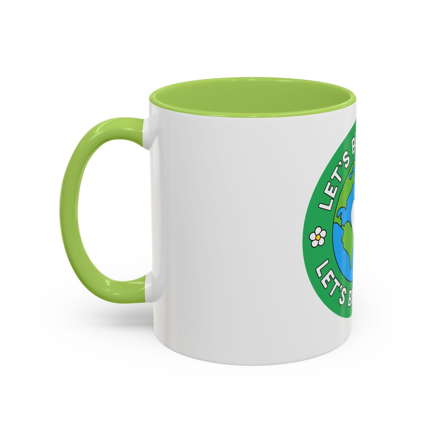 Let's Be Friends Heart Accent Coffee Mug — 11/15oz