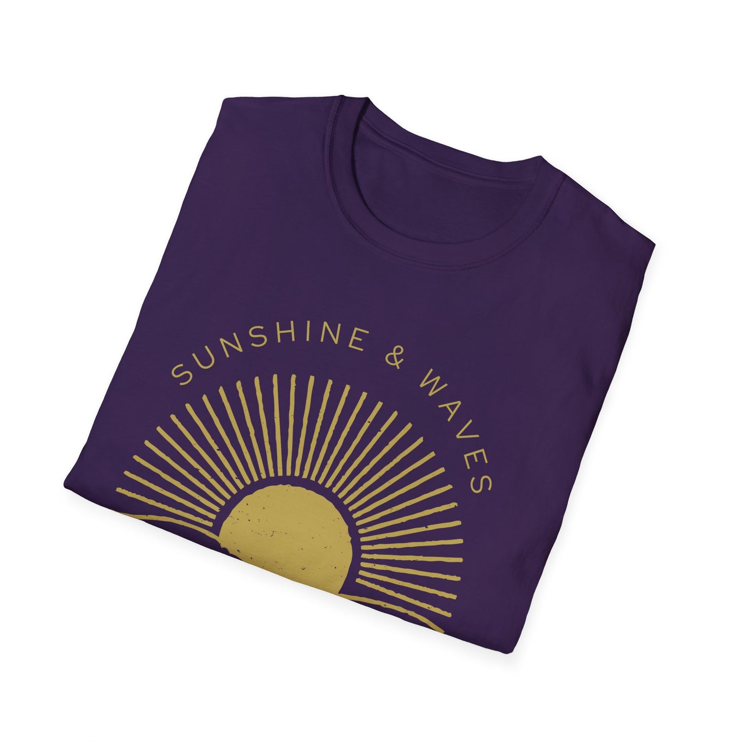 Nature's Healers Unisex T-Shirt - Sunshine and Waves Design