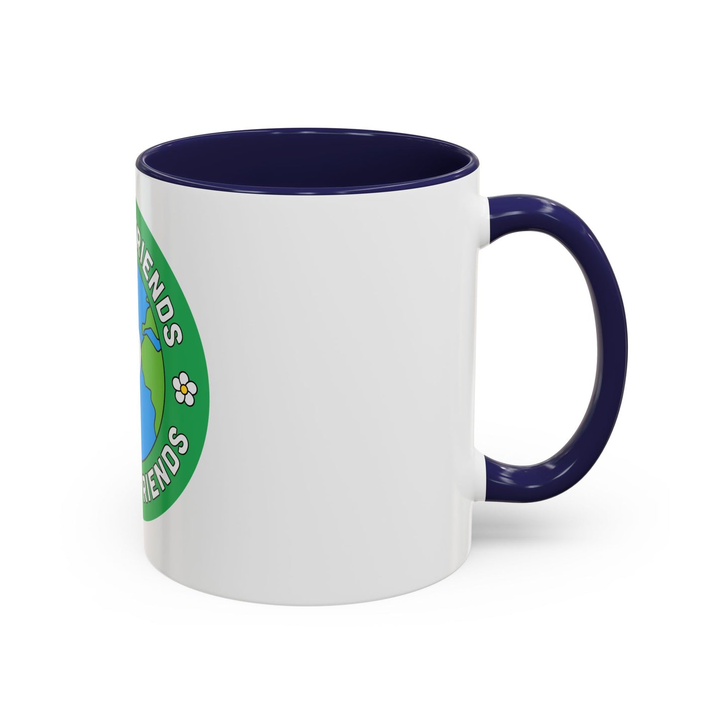 Let's Be Friends Heart Accent Coffee Mug — 11/15oz